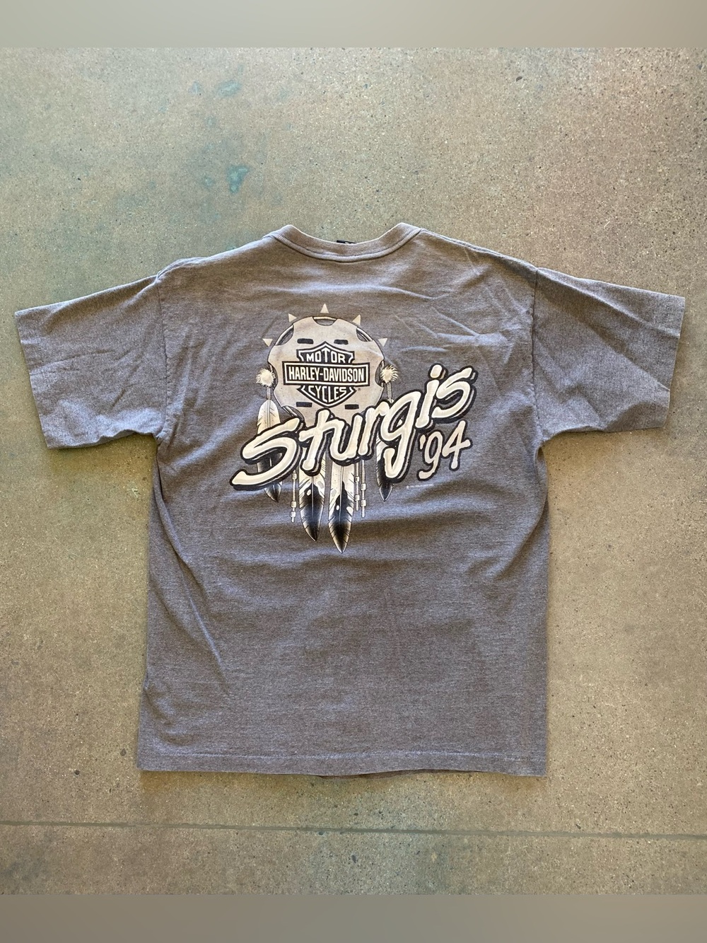 Vintage Harley-Davidson Sturgis '94 Native Dreamcatcher Graphic Tee